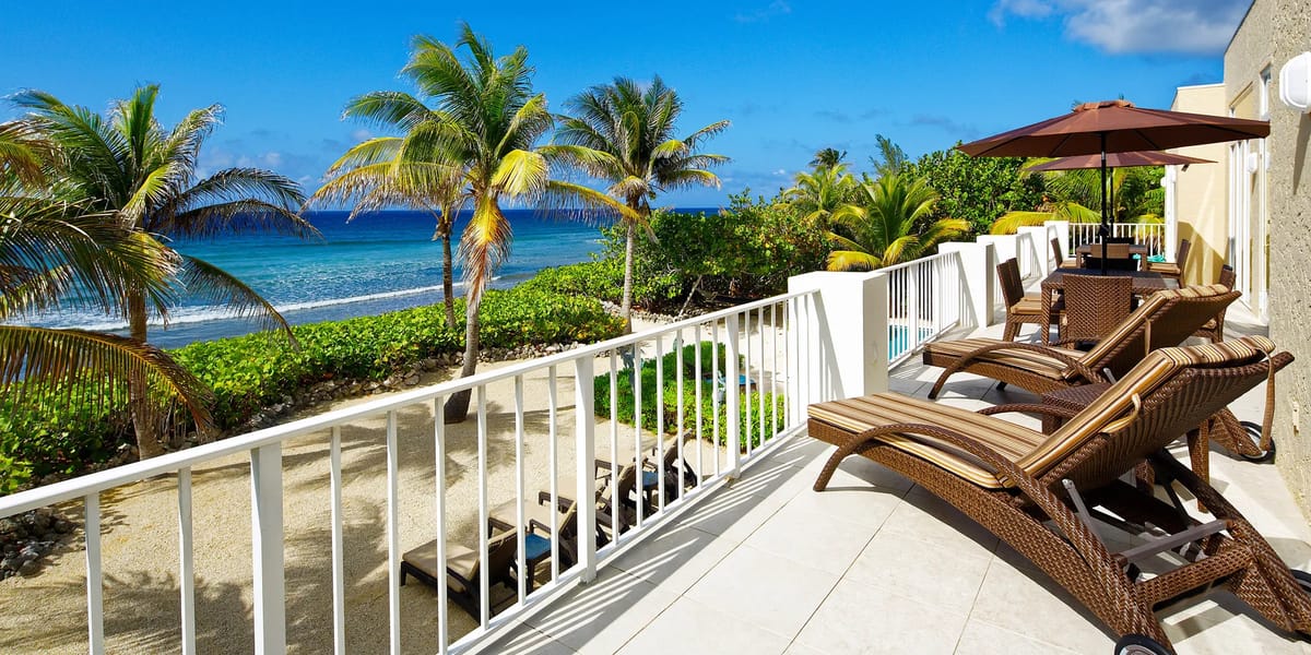 Ocean view from the balcony