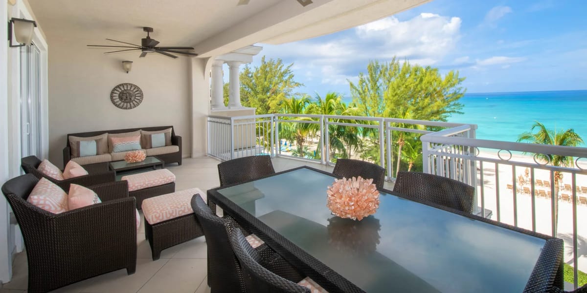 Oceanfront balcony