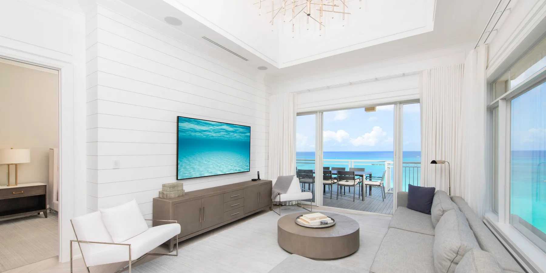 Sala de estar de Beachcomber #41