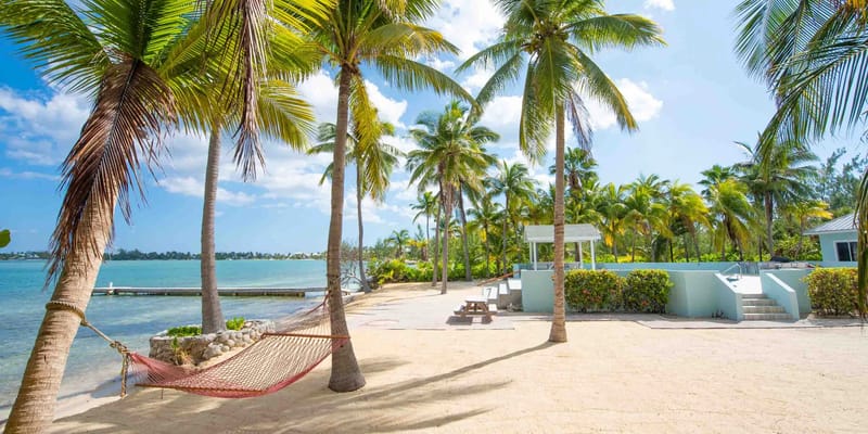 Sandy beachfront