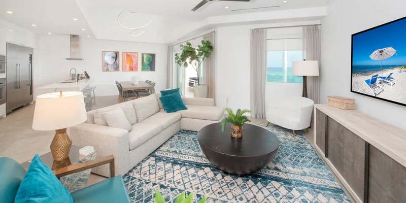 Interior del penthouse