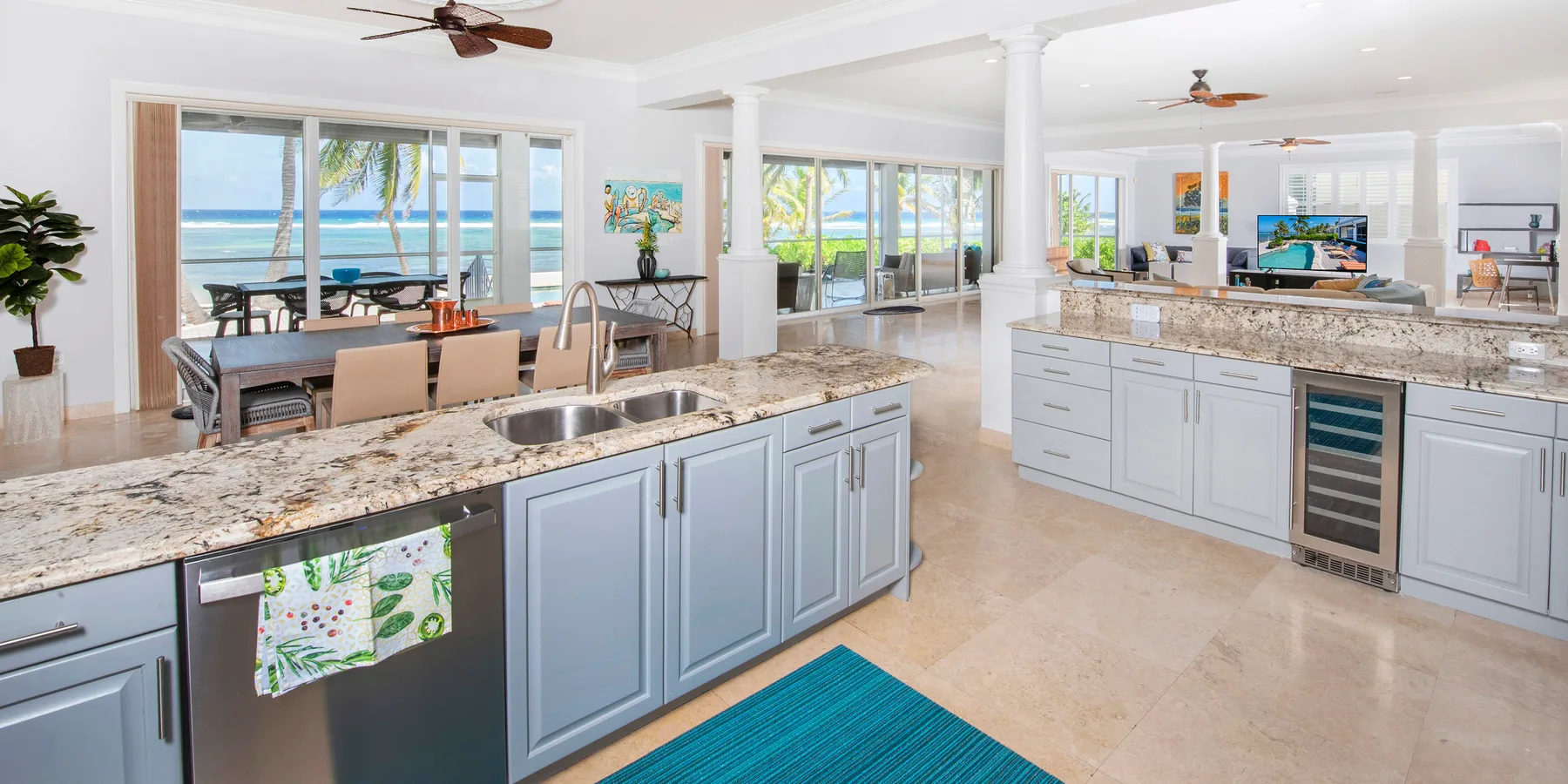 Cocina y zona de estar