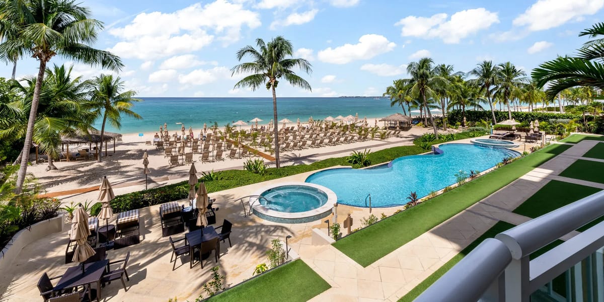 Oceanfront balcony