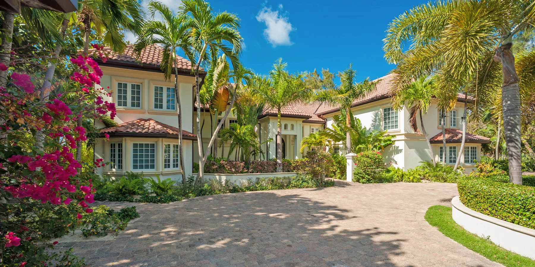 Gated front entrance