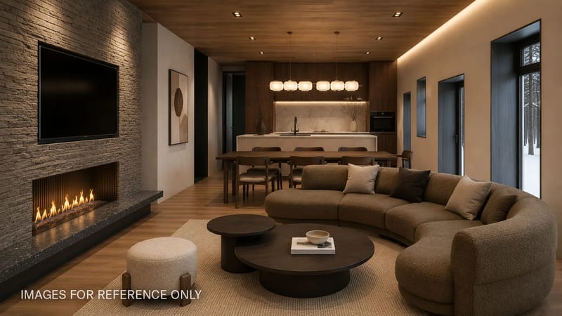 Living and dining area