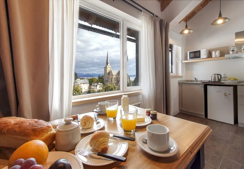 Studio in San Carlos de Bariloche - RUSITO in the city center overlooking the Nahuel Huapilake