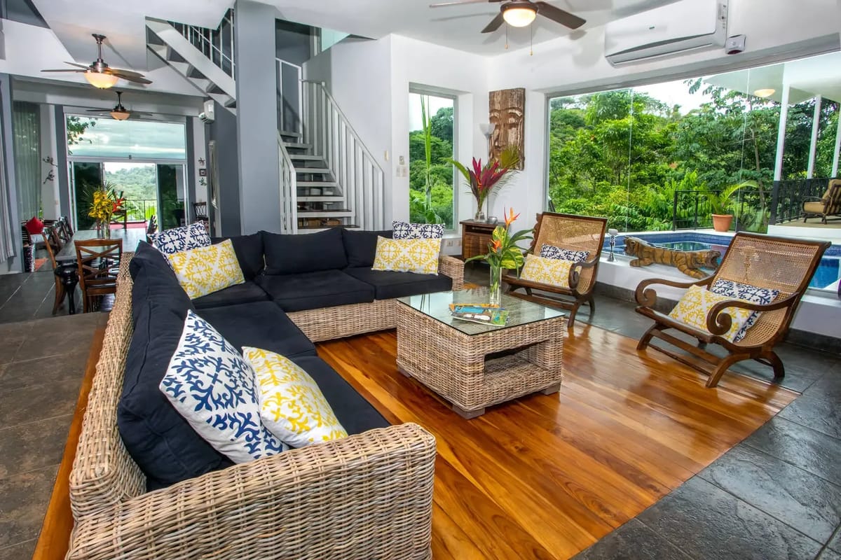 MA-10 — Sunset View Villa in Manuel Antonio with Private Guest House & Pool