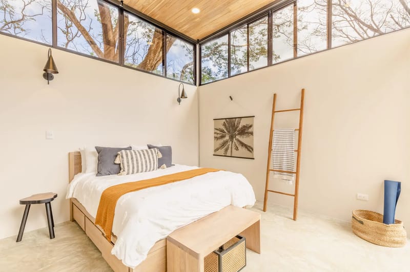 Bedroom overlooking the garden
