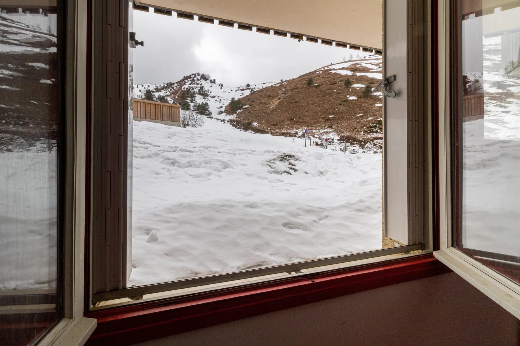 Mountain view from the window