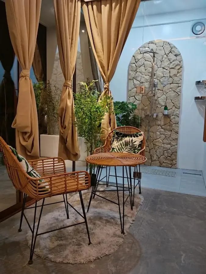 Outdoor sitting area