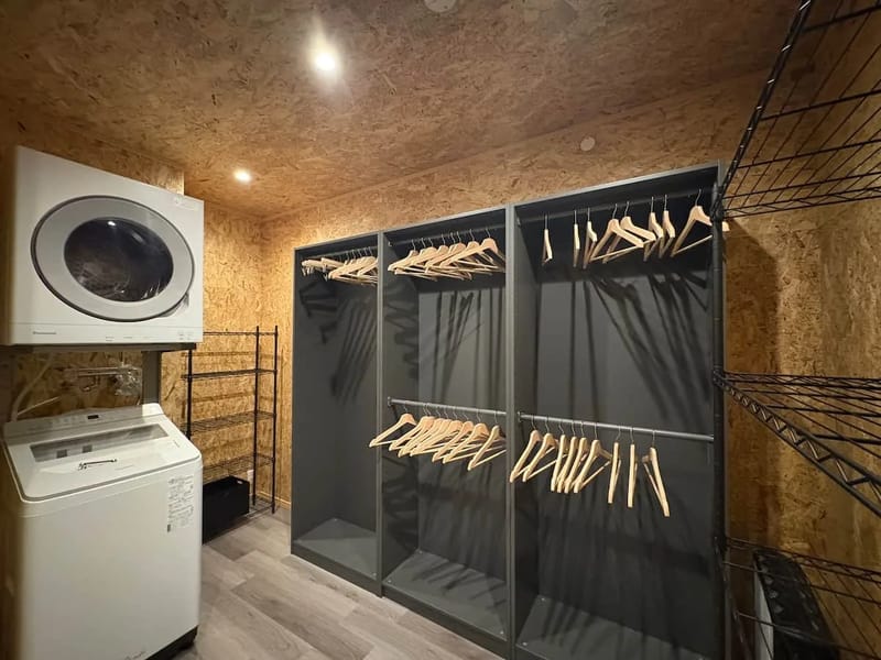 Laundry and drying area