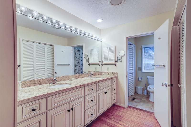 King-suite bathroom vanity
