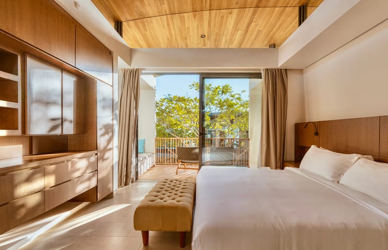 Dormitorio con salida al exterior