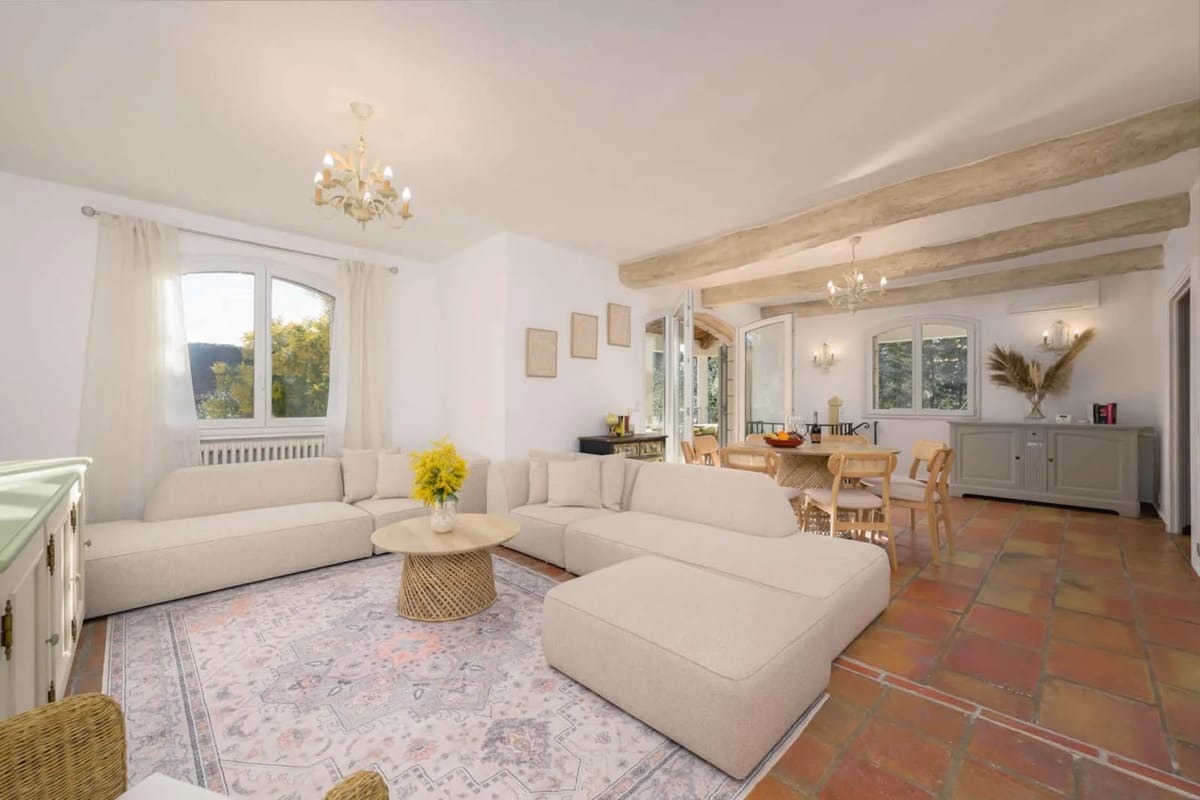 Living and dining spaces