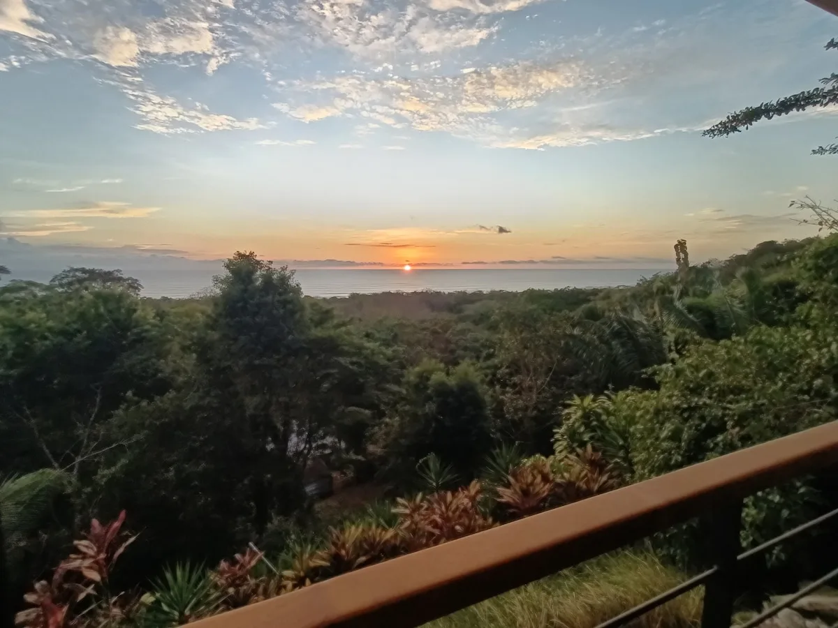 Sunset from the terrace