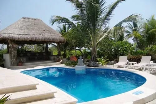 JB-04 — Beach Home in Jade Bay with Seaside Palapa