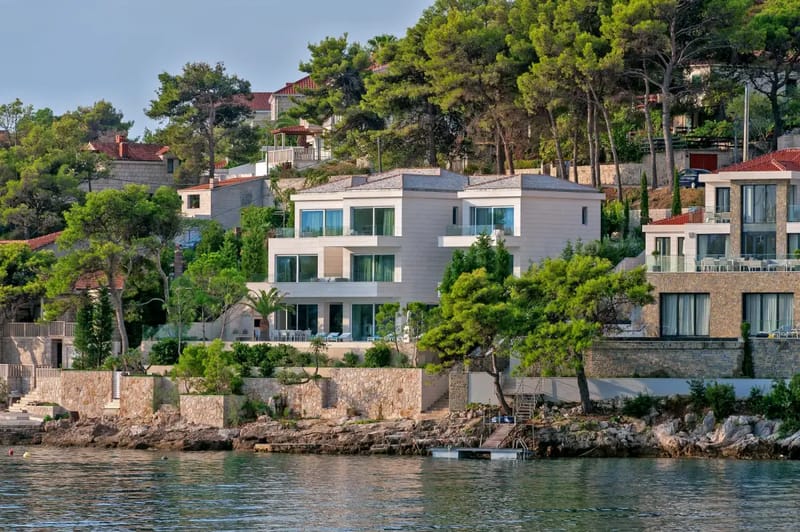 Waterfront villa