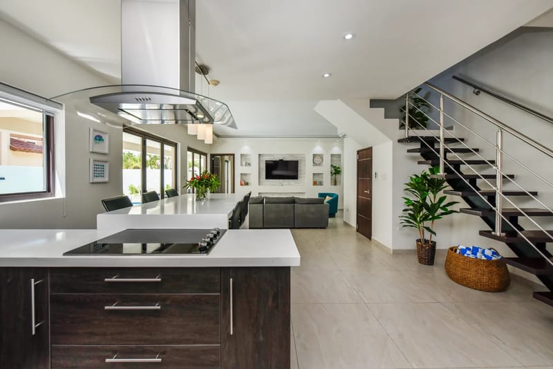 Cocina y sala