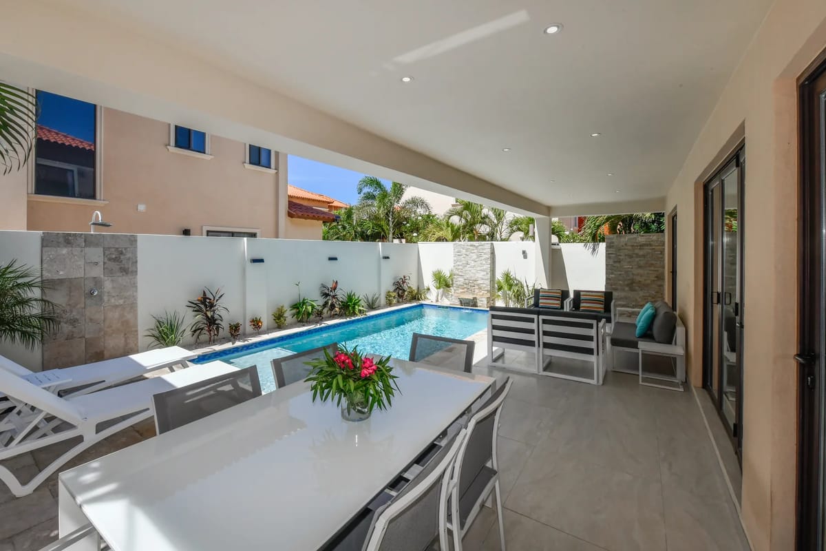 Covered outdoor dining