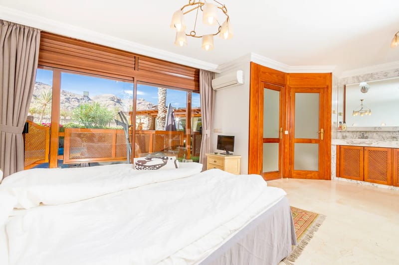 Bedroom with garden access