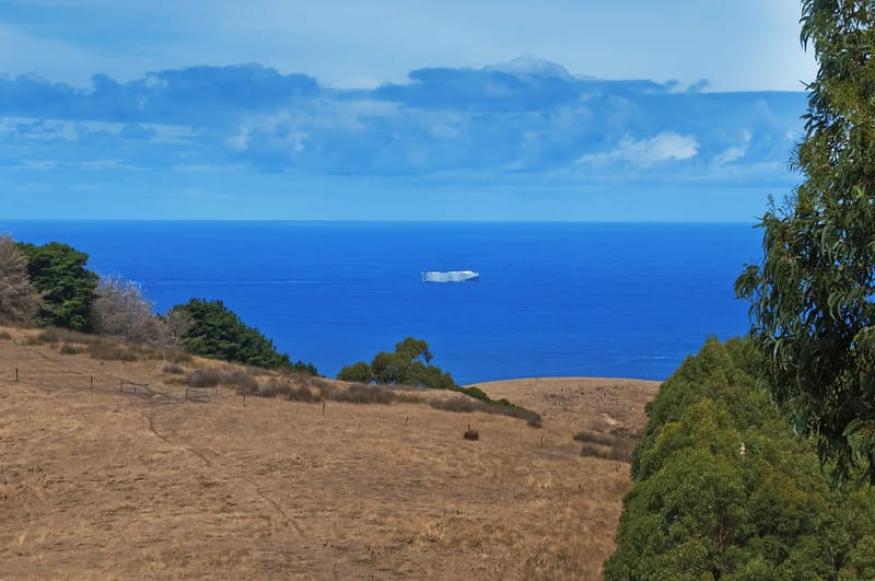 Ocean view from the grounds
