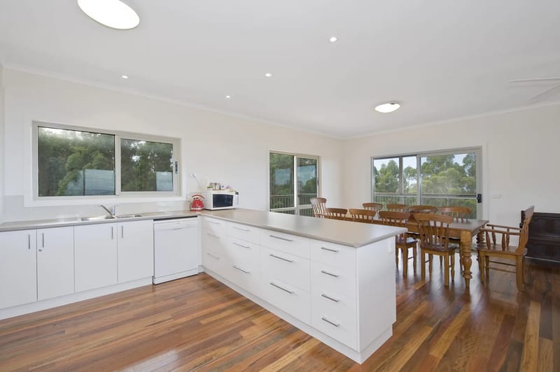 Kitchen and dining area