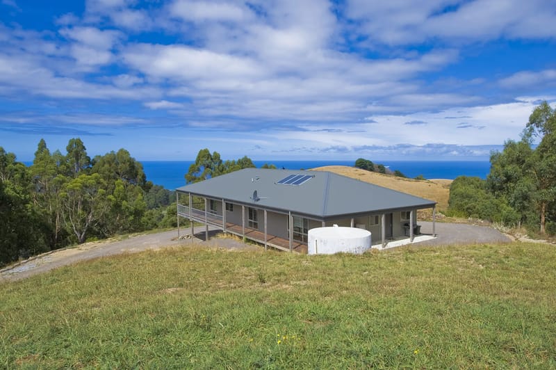 House with ocean outlook