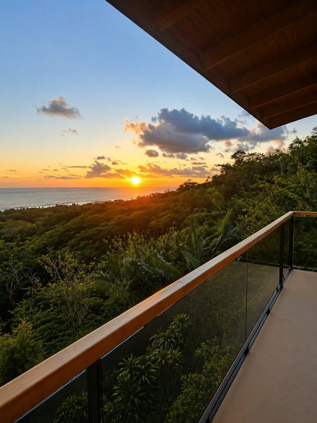 Atardecer desde la terraza