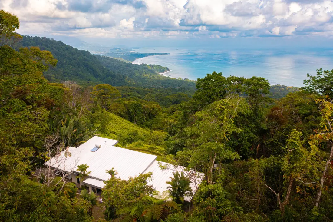 Ocean and jungle view