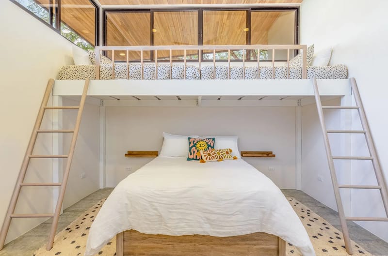 Family bedroom with bunk beds