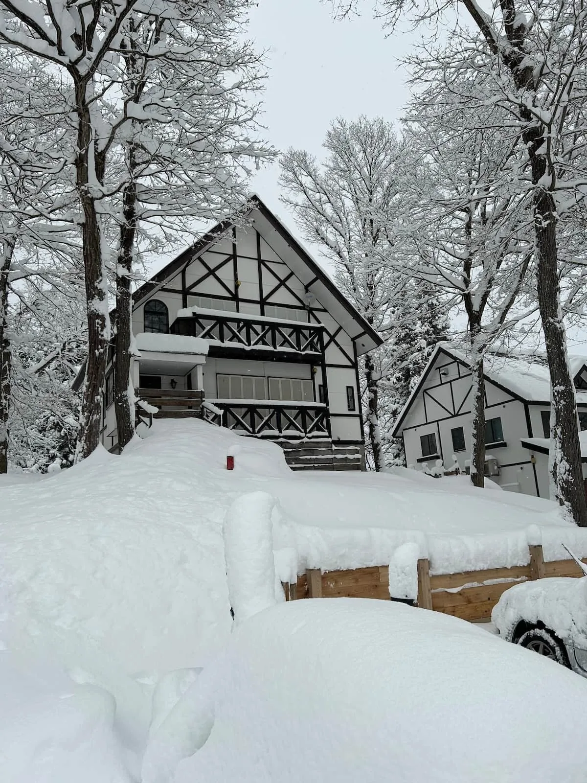 Chalet en invierno