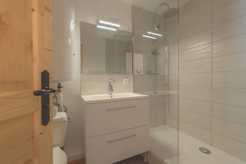 Bathroom with walk-in shower