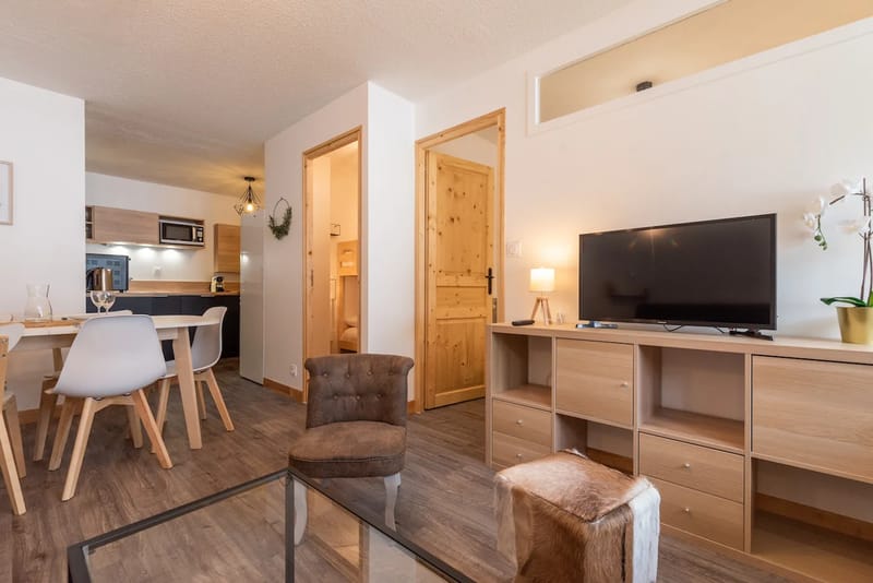 Living area and TV