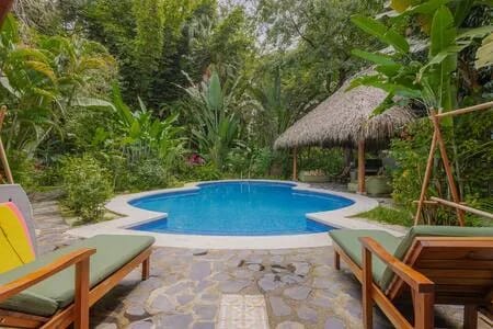 Saltwater pool and gardens