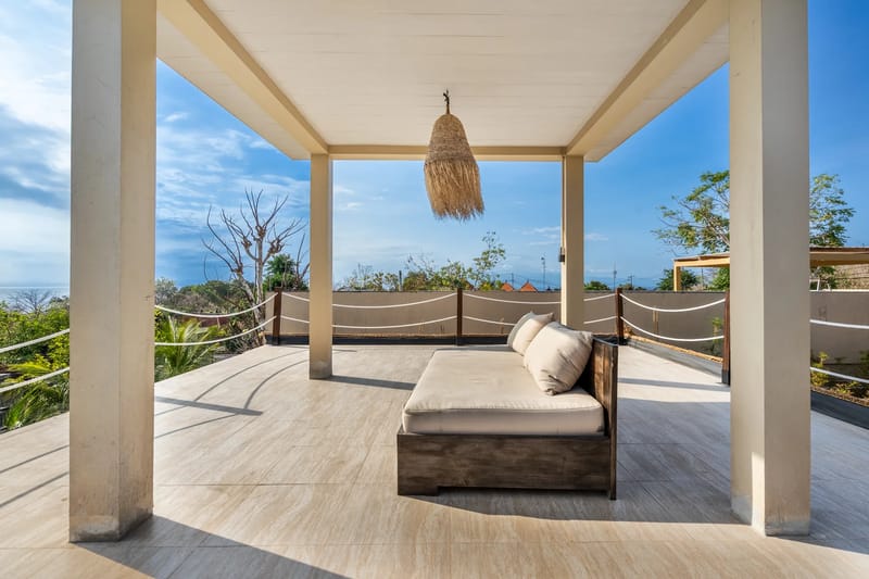 Rooftop sea views