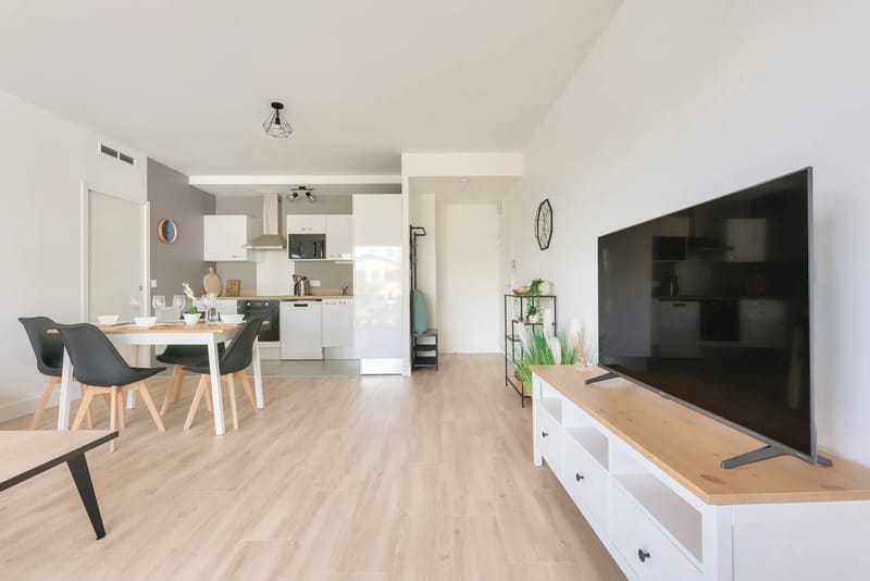 Apartment for four, 500 m from de la Jetée beach — alojamiento y alrededores