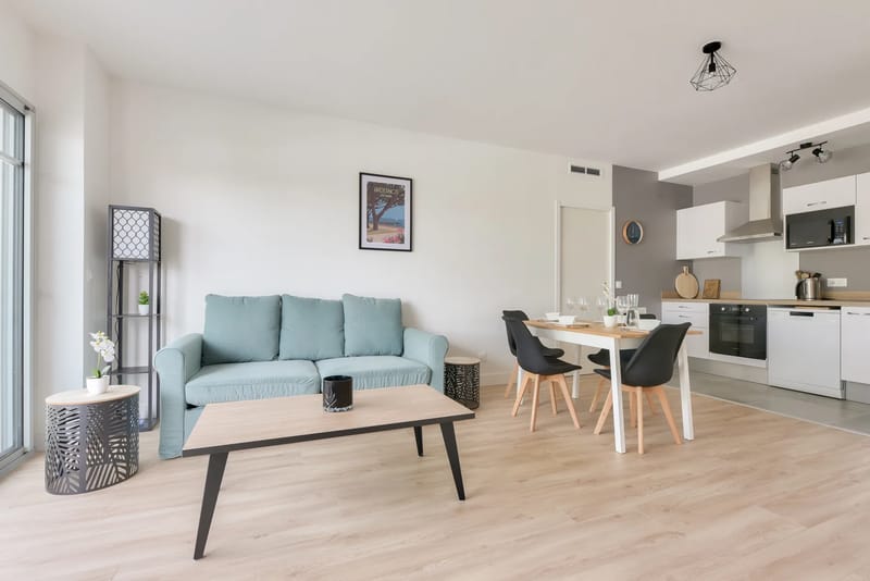 Apartment for four, 500 m from de la Jetée beach — alojamiento y alrededores
