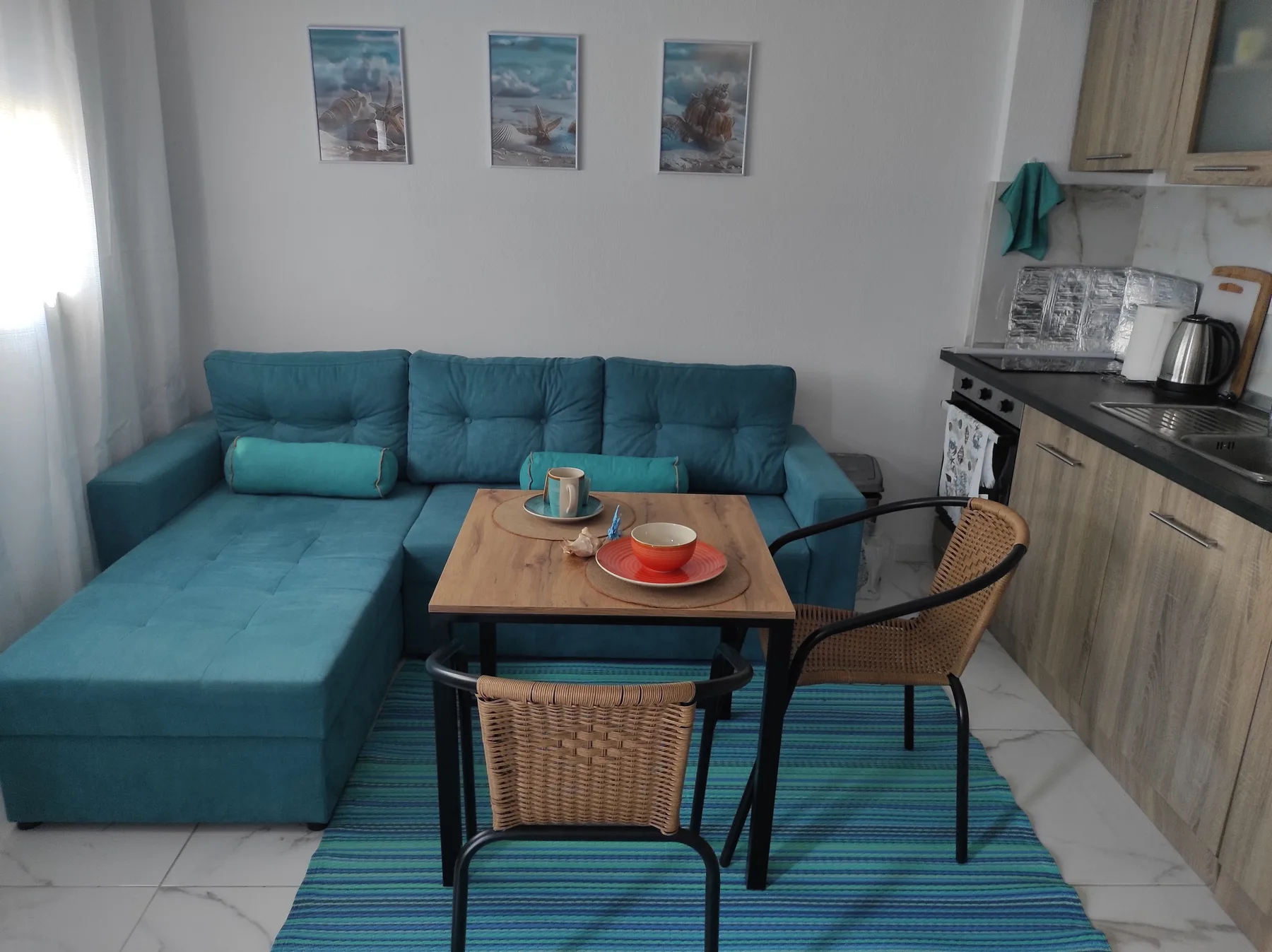 Nautica Vanilla & Blue Maisonettes