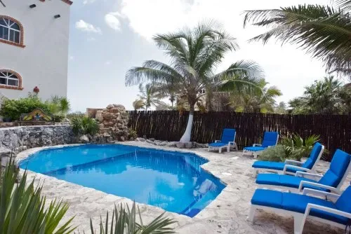 AK-10 — Akumal Beach House with View of the Caribbean Sea