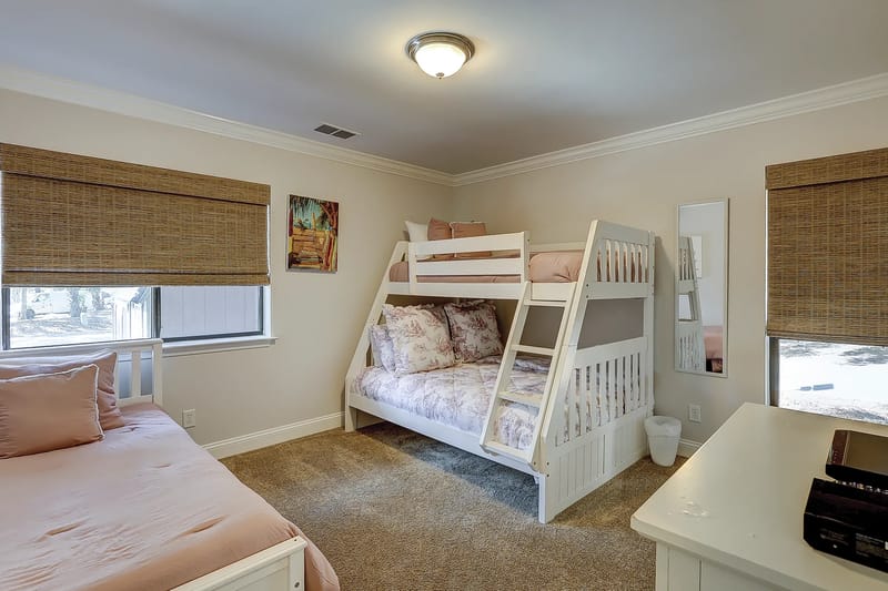 Bunk bed and separate twin bed