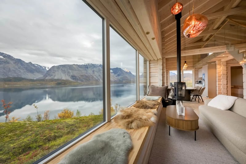 Fjord-view living room