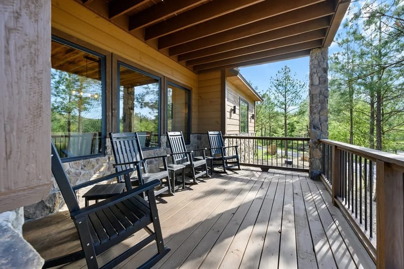 Front porch rocking chairs