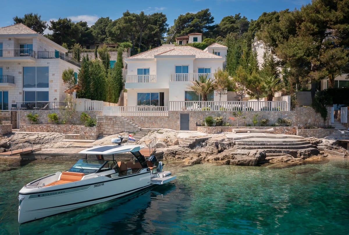 Waterfront villa