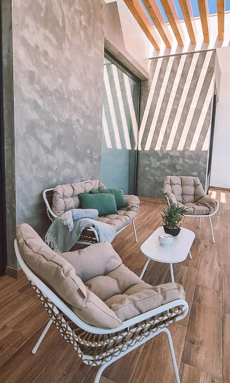 Covered terrace