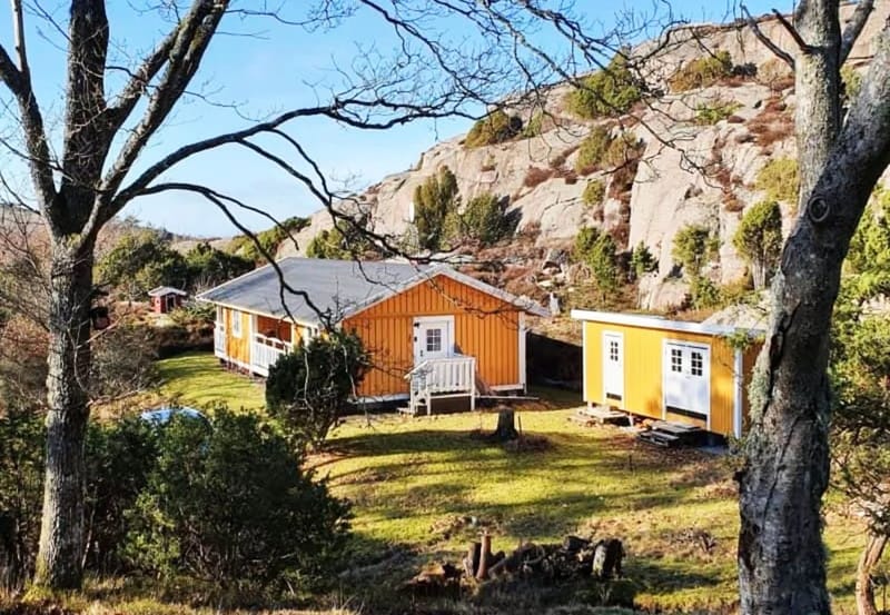 Casa en Hjälteby - Casa de campo con parcela natural y sauna en Mjörn | SE09134