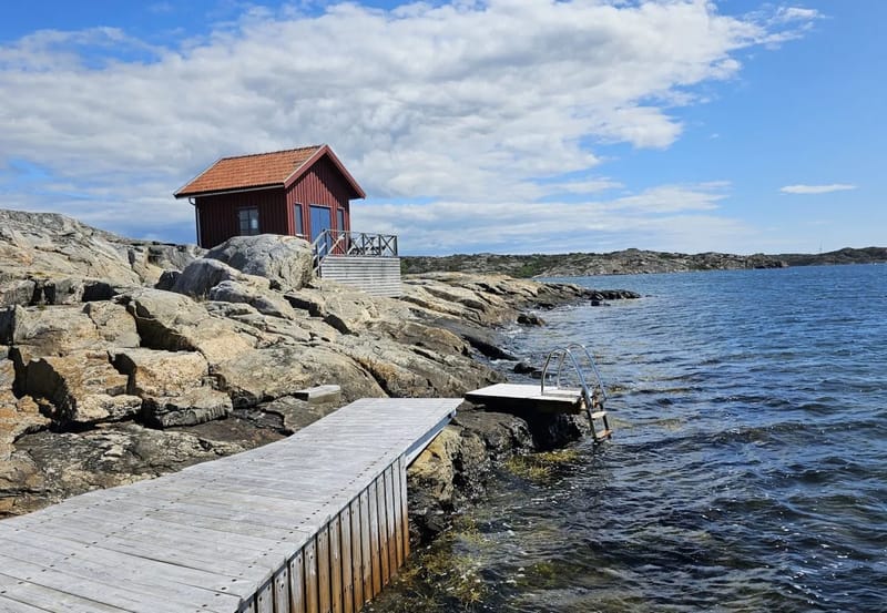 Casa en Hälleviksstrand - Casa en la costa oeste a 50 m del puerto de Edshultshall | SE09108