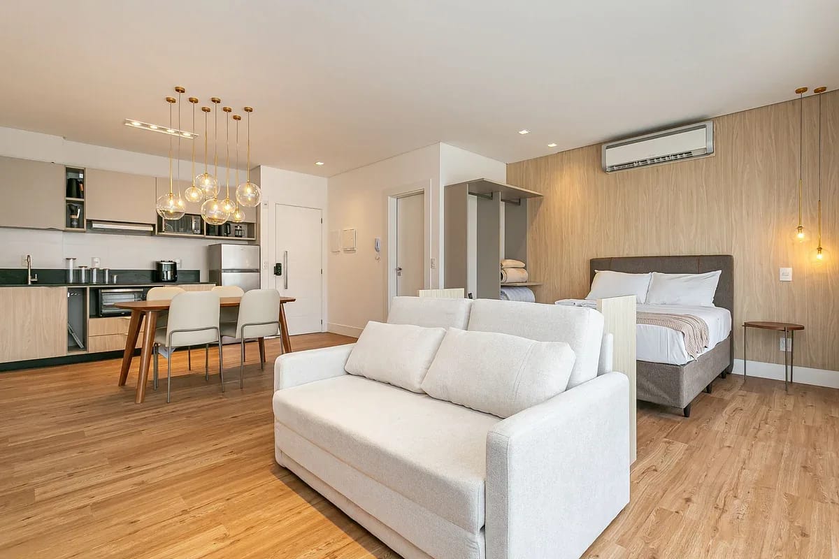 Studio Moderno | 600MB | Piscina e Academia #SG01