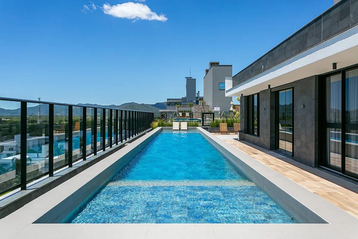 WI-FI 300MB | Rooftop com Piscina em Jurerê #JA15