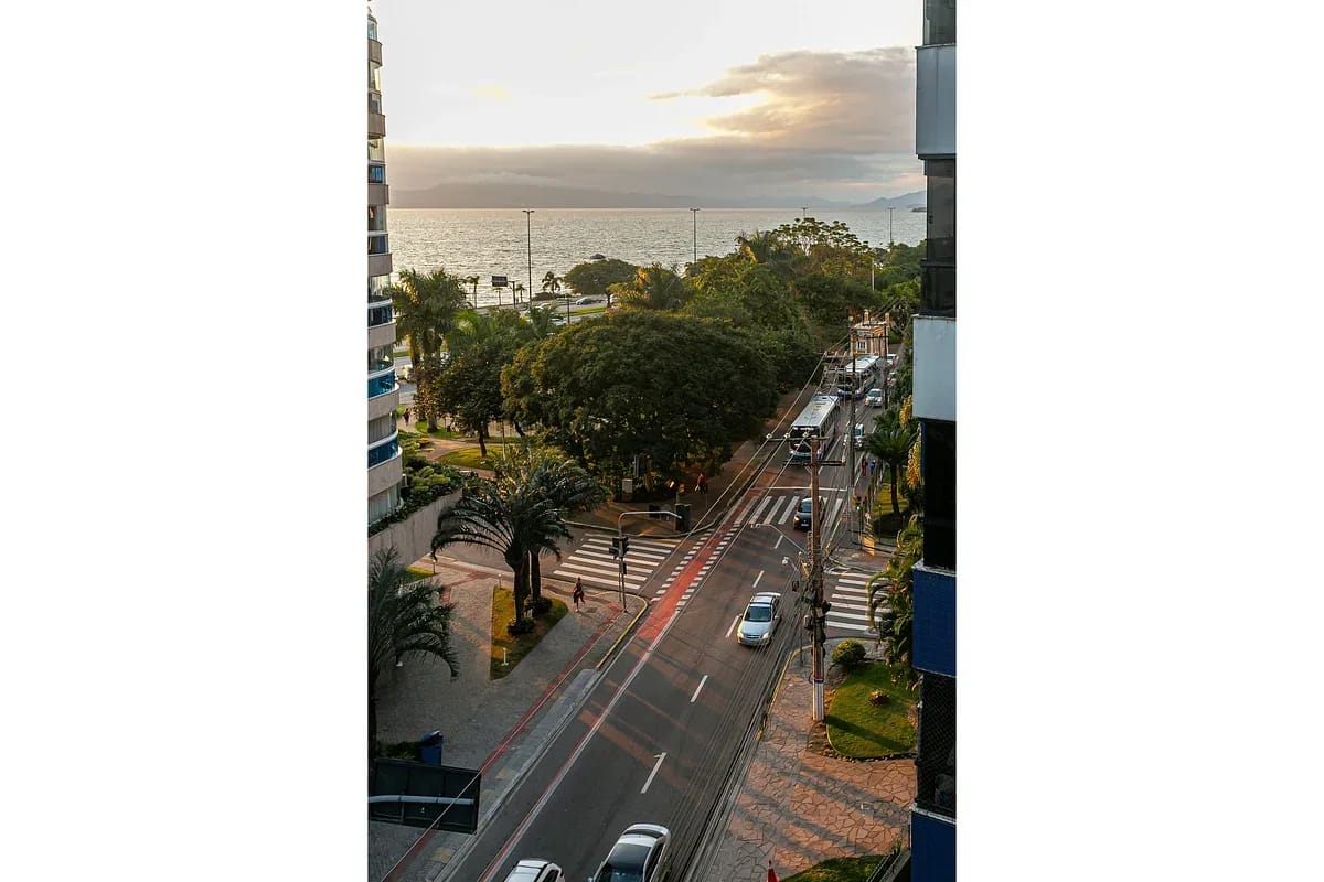 Vista Parcial do MAR | 150m do Shopping #CA40