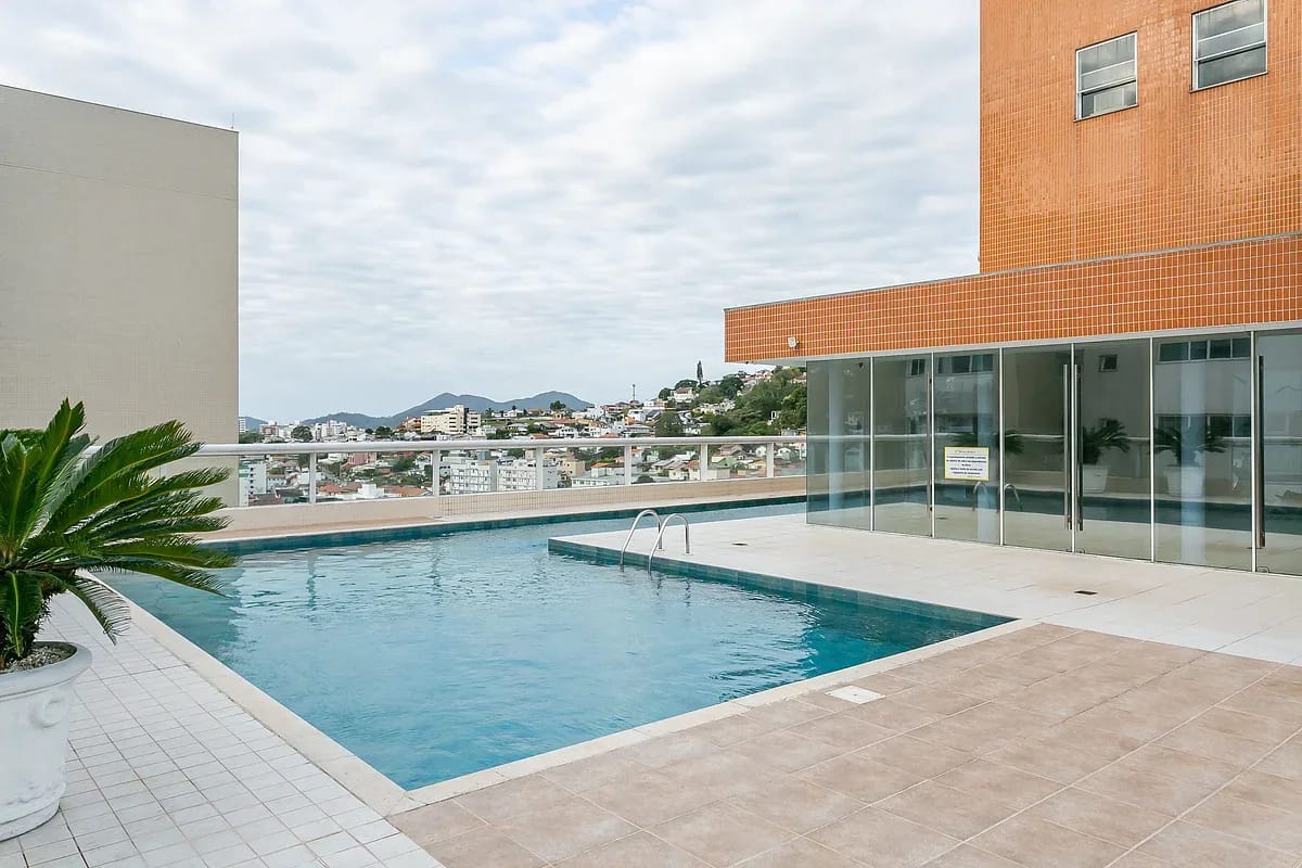 Piscina | Academia | 200m do Shopping #CA26